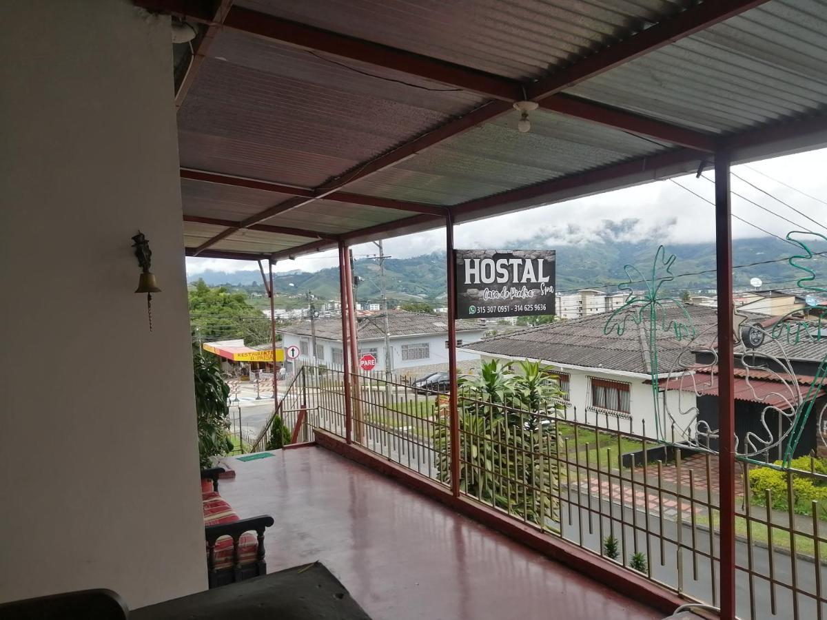 Hostal Spa Casa De Piedra Con Jacuzzi Santa Rosa de Cabal Ngoại thất bức ảnh